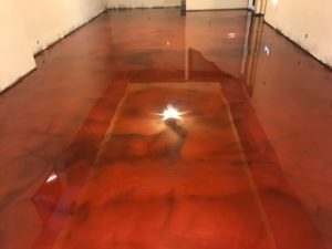 Metallic Floor Finish